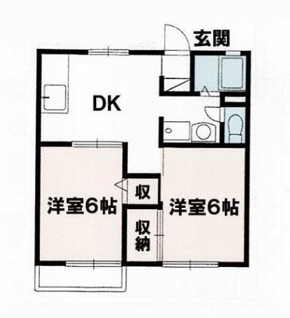 エンゼルハイツ１０１間取り図